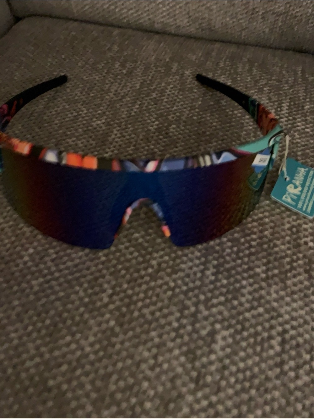 Piranha Graffiti Shield Sports Sunglasses #62189 New with Tags